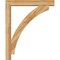 Ekena Millwork Thorton Block Rough Sawn Bracket w/ Offset Brace, Western Red Cedar, 6"W x 36"D x 44"H BKT0604X36X44THR05RWR - alternate 2
